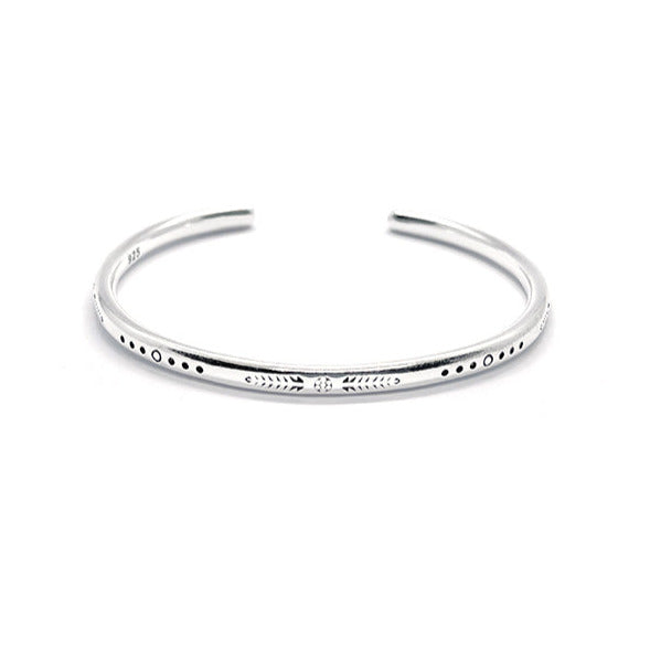 SONHOS | Palenque Sterling Silver Bangle – sonhosbracelets.com